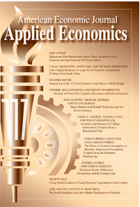 American Economic Journal : Applied Economics