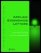 Applied Economics Letters