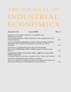 (The) Journal of Industrial Economics